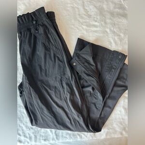 Athleta Women's Trekkie Parachute Pants Black NWOT